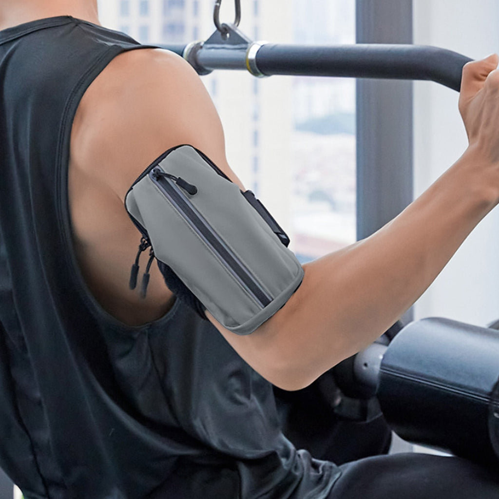 Hiking Gear Sports Add-Ons Arm Pouch Polyurethane Black 18x9.5x4cm 80g 6.7in Running Phone Wrist Waterproof Fluorescent