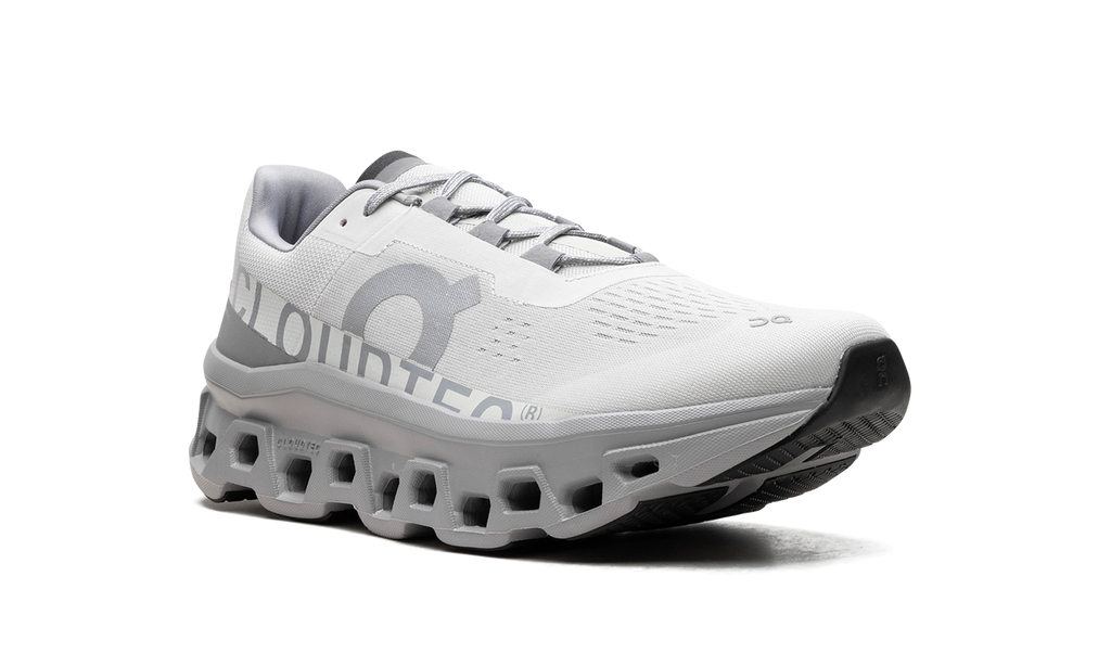 On MENS Cloudmonster "Ice | Alloy" 61.97788 from Stadium Goods