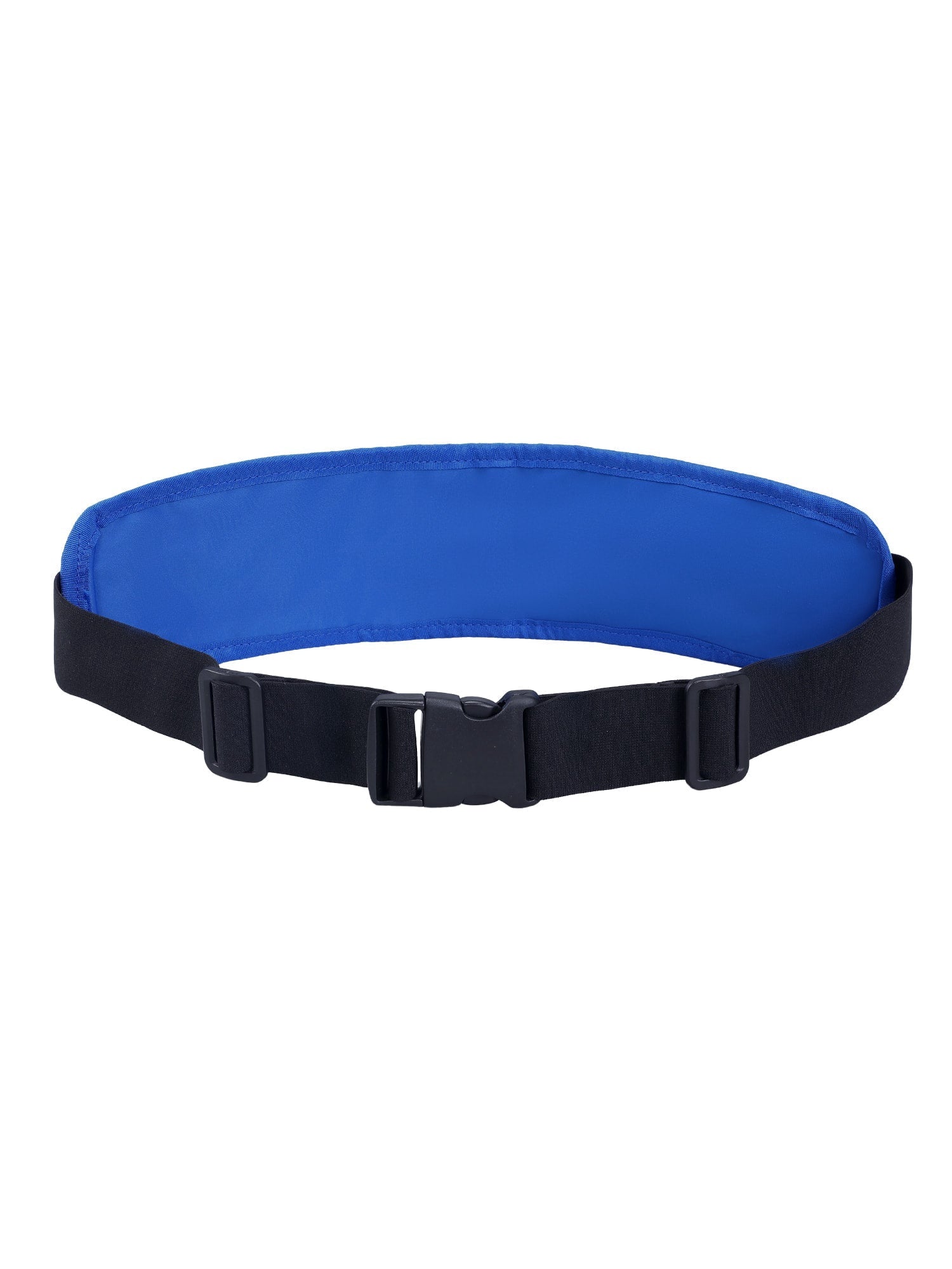 MIER Running Belt Slim Waist Pack with Bib Clips Adjustable Elastic Phone Holder for Fitness Marathon Daily Travel Black