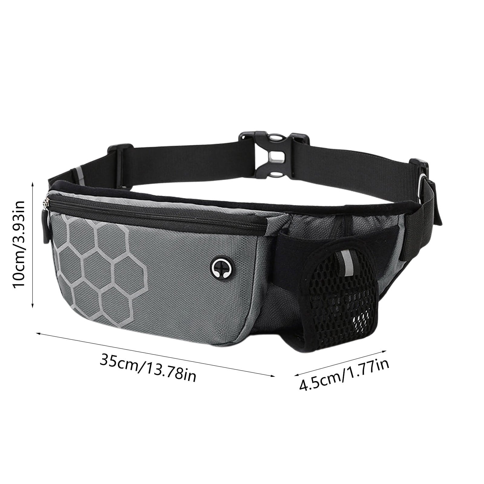 Running Add-Ons Water Bottle Waist Pack, Waterproof Close-fitting Lasting Stay Long Wear Gear, Unisex Running Belt for Phone Keys Outdoor Sports