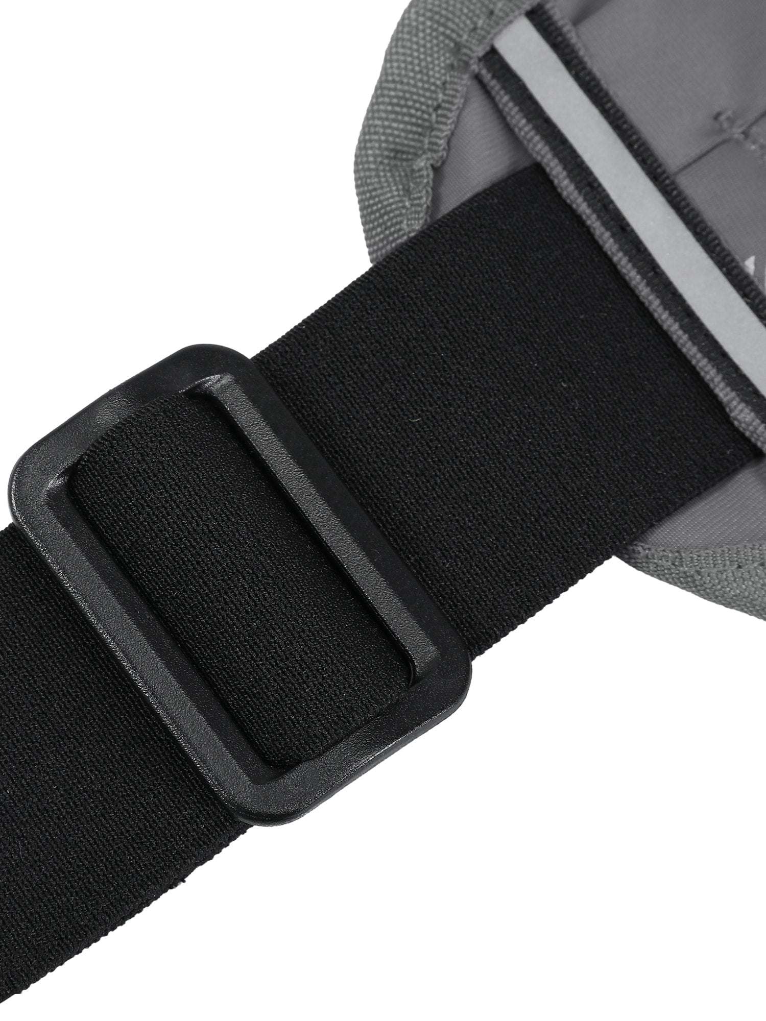 MIER Running Belt Slim Waist Pack with Bib Clips Adjustable Elastic Phone Holder for Fitness Marathon Daily Travel Black