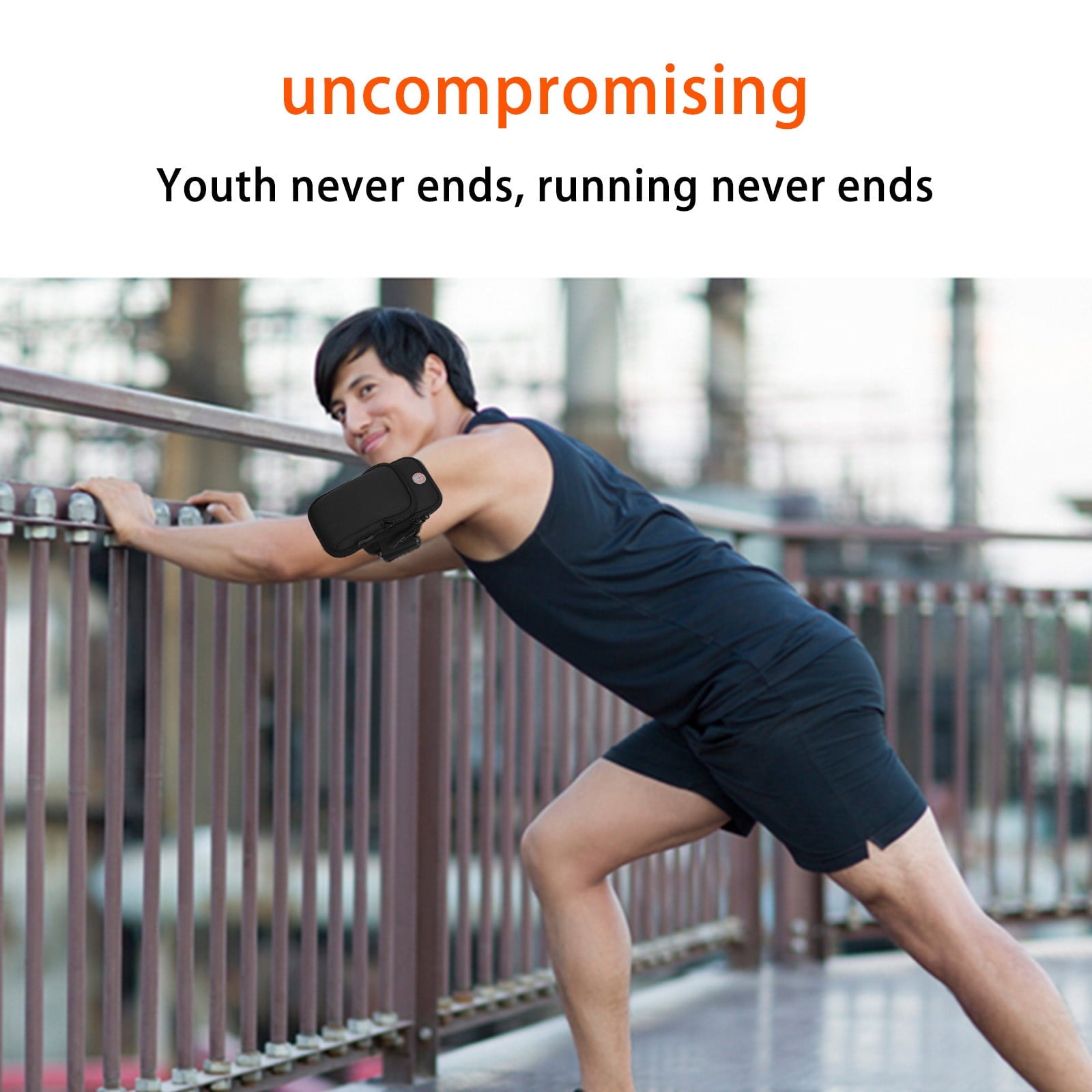 lulshou Phone Holder Arm Bands For Men & Women Fits All Cell Phones Use For Running Walking