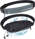 2 PCS Slim Running Belt Fanny Pack Running Phone Holder Runners Pouch Waist Pack for Workout Money Belt Running Gift Gear Accessories for Women Men Walking Hiking Cycling