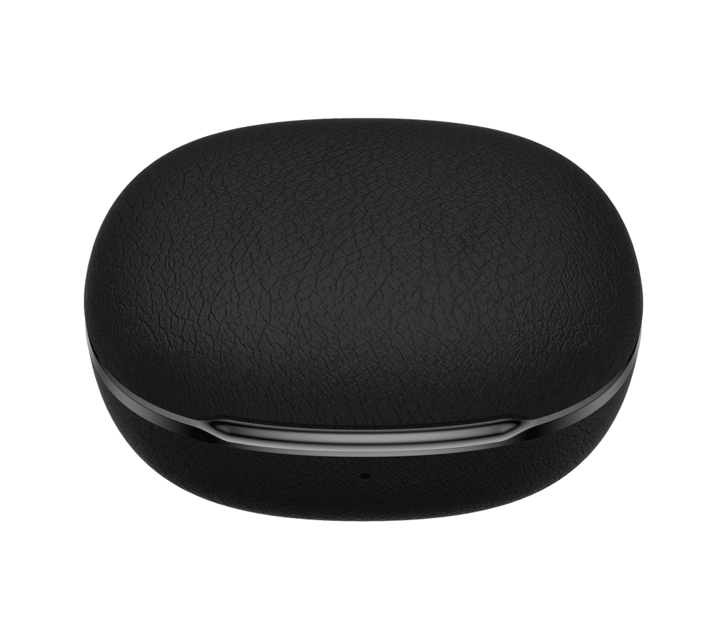 New - onn. Wireless Earphones with Adaptive Noise Cancellation & Charging Case, Black