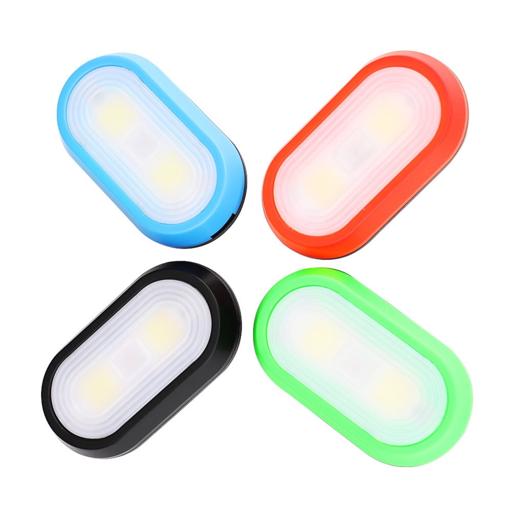 UPGRATOR 4Pcs Assorted Color LED Running Light Clip on Reflective Gear for Night Outdoor Activities