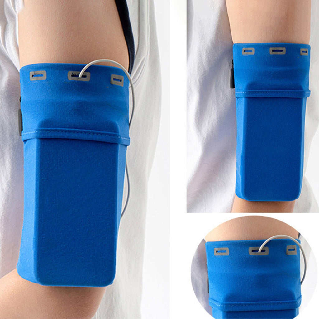 BUTASY Arm Bag for Phone Holder, Sports Running Armband for Gym, Cycling & Workout,Reflective Breathable Large Capacity Sports Armband