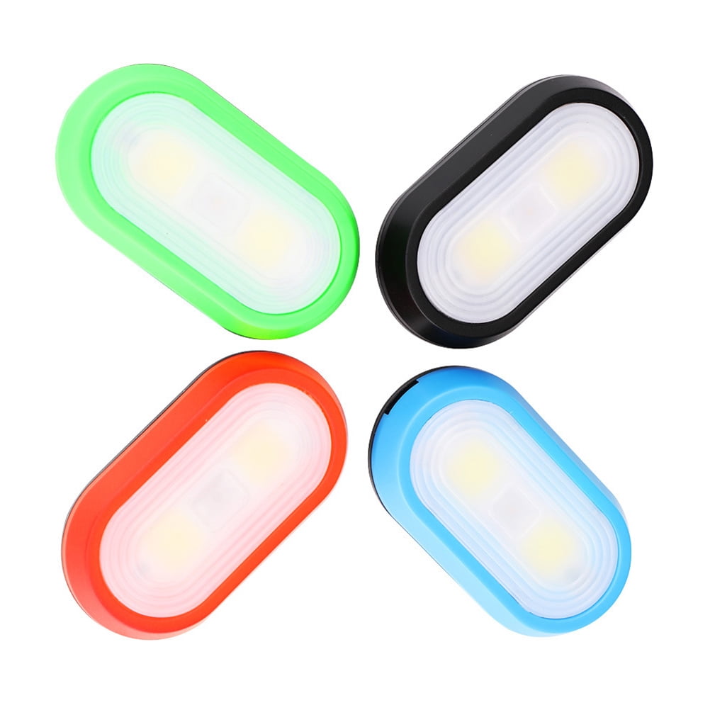 UPGRATOR 4Pcs Assorted Color LED Running Light Clip on Reflective Gear for Night Outdoor Activities