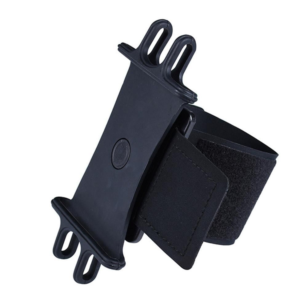 360 Degree Rotatable Wristband Cell Phone Running Holder, Forearm Band Wristband Thumb Wrist Belt Sport Jogging Gym Armband, Adjustable Cycling Wristband Pouch Bag, for 4-6.5 Inch Phone