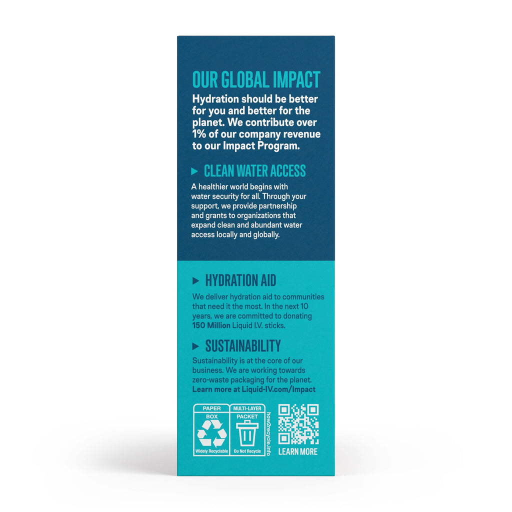 Liquid I.V.® Strawberry Hydration Multiplier® Powdered Electrolyte Drink Mix, 6 Count Packets