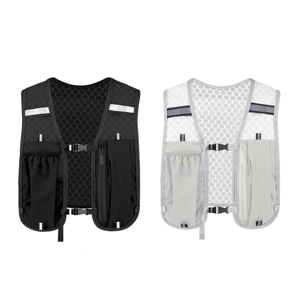 WINDLAND Running Phone Holder Vest Unisex Reflective Vest Light Weight Running Backpacks Water Bladder Pack For Cycling Hiking