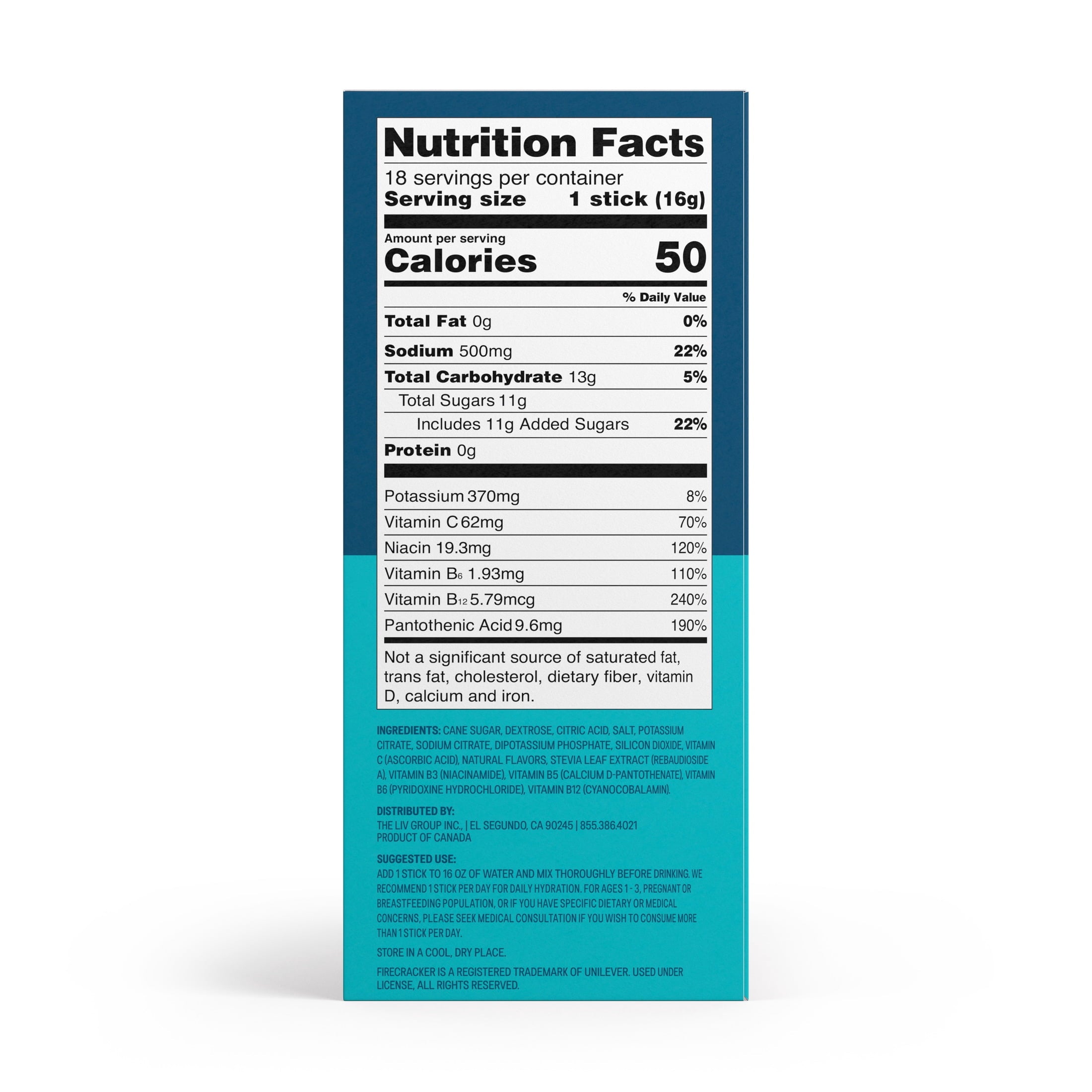 Liquid I.V.® Watermelon Hydration Multiplier® Powdered Electrolyte Drink Mix, 6 Count Packets