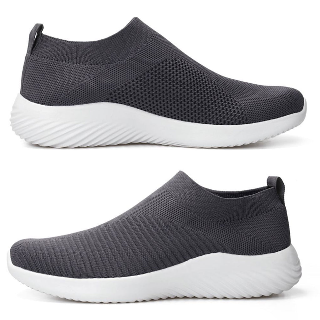 Ablanczoom Womens Sneakers Running Shoes Slip-on Fitness Sports Walking Tennis Flats
