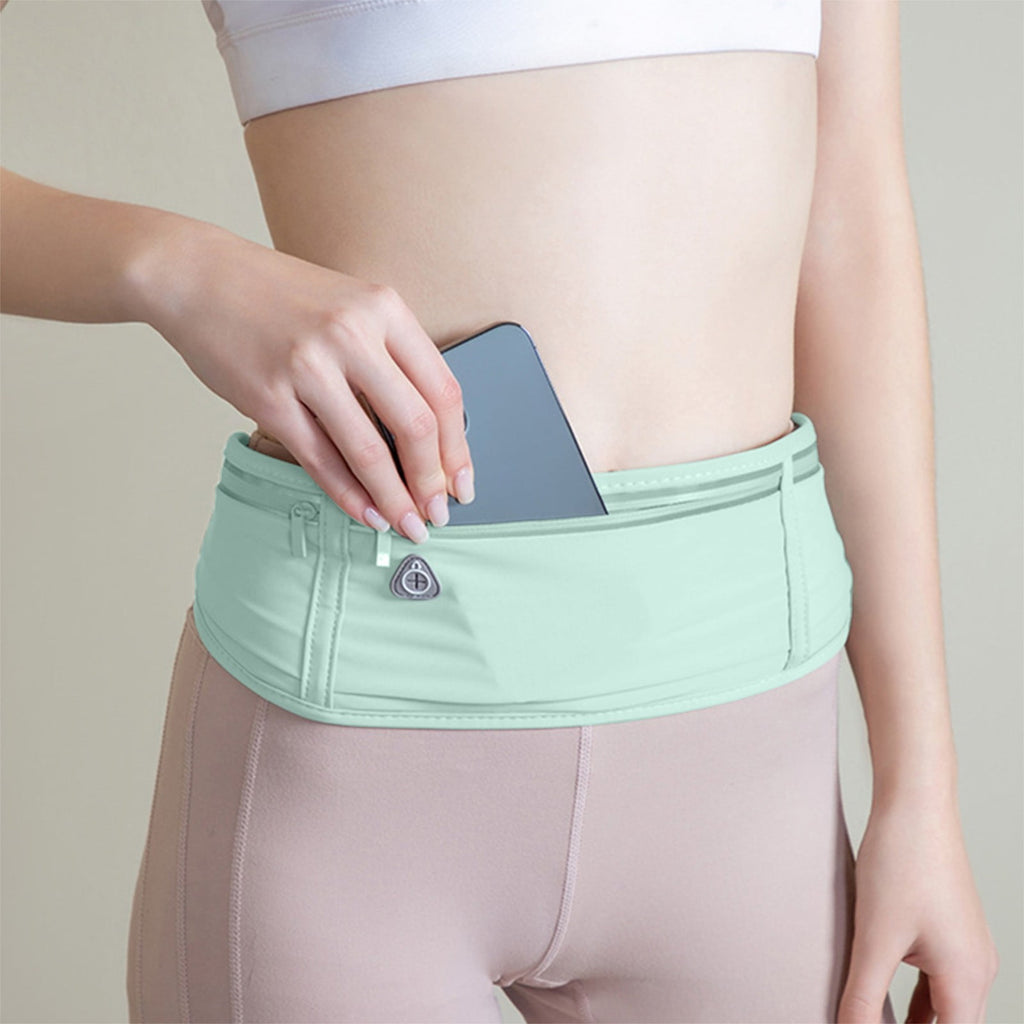 Cinvoph Running Belt Waist Pack Bag, Workout Gym Fitness Fanny Pack for Phone,Cell Phone Holder for Running,Jogging Pocket Belt for Women & Men,Running Accessories, Pink