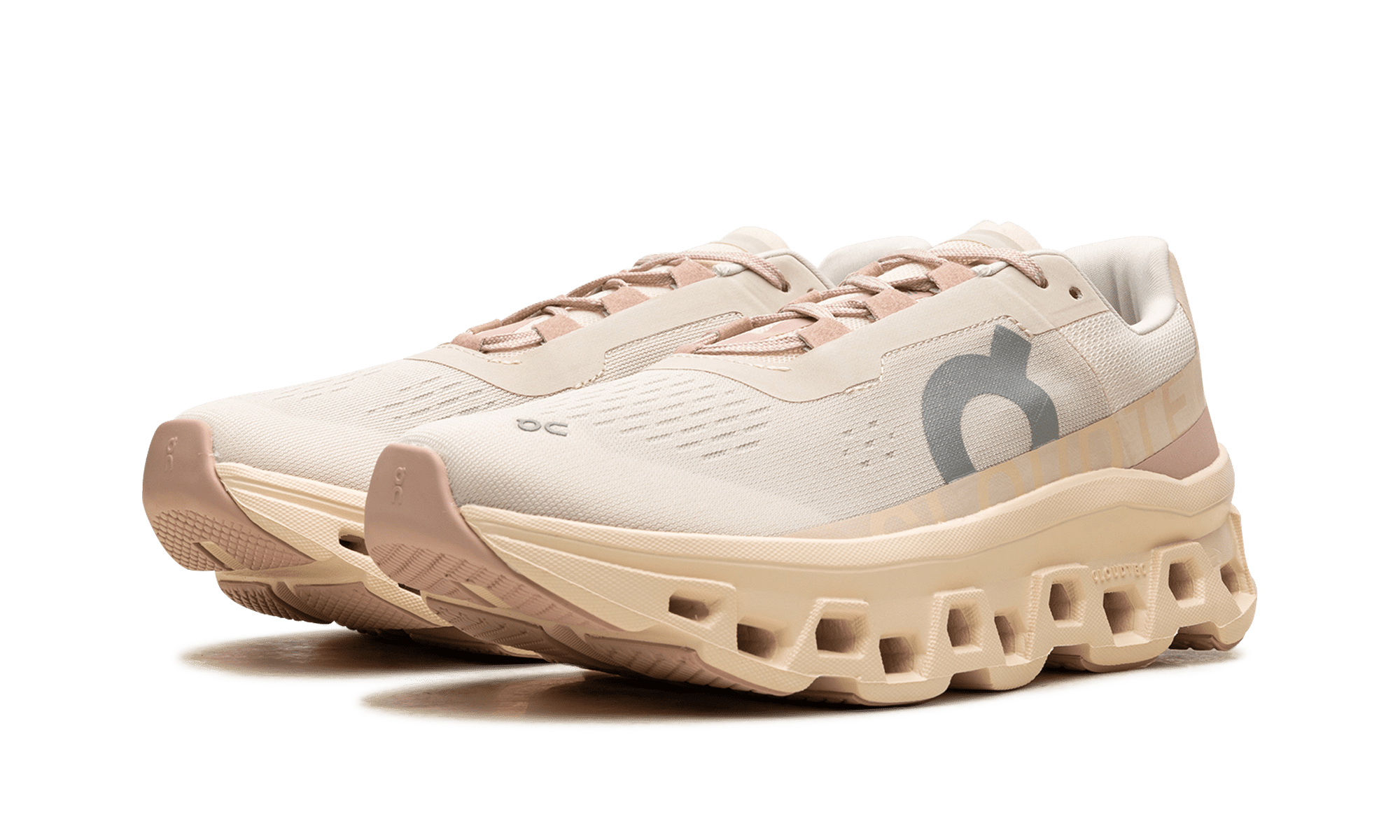 ON RUNNING WOMENS Cloudmonster Womens "Moon/Fawn" 61.97785 61.97785 from Stadium Goods