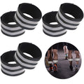 6 Pieces Reflective Strips Reflective Running Gear Reflective Armbands Flexible Reflective Strips Reflective Arm Bands Adults For Running Jogging Hiking Walking
