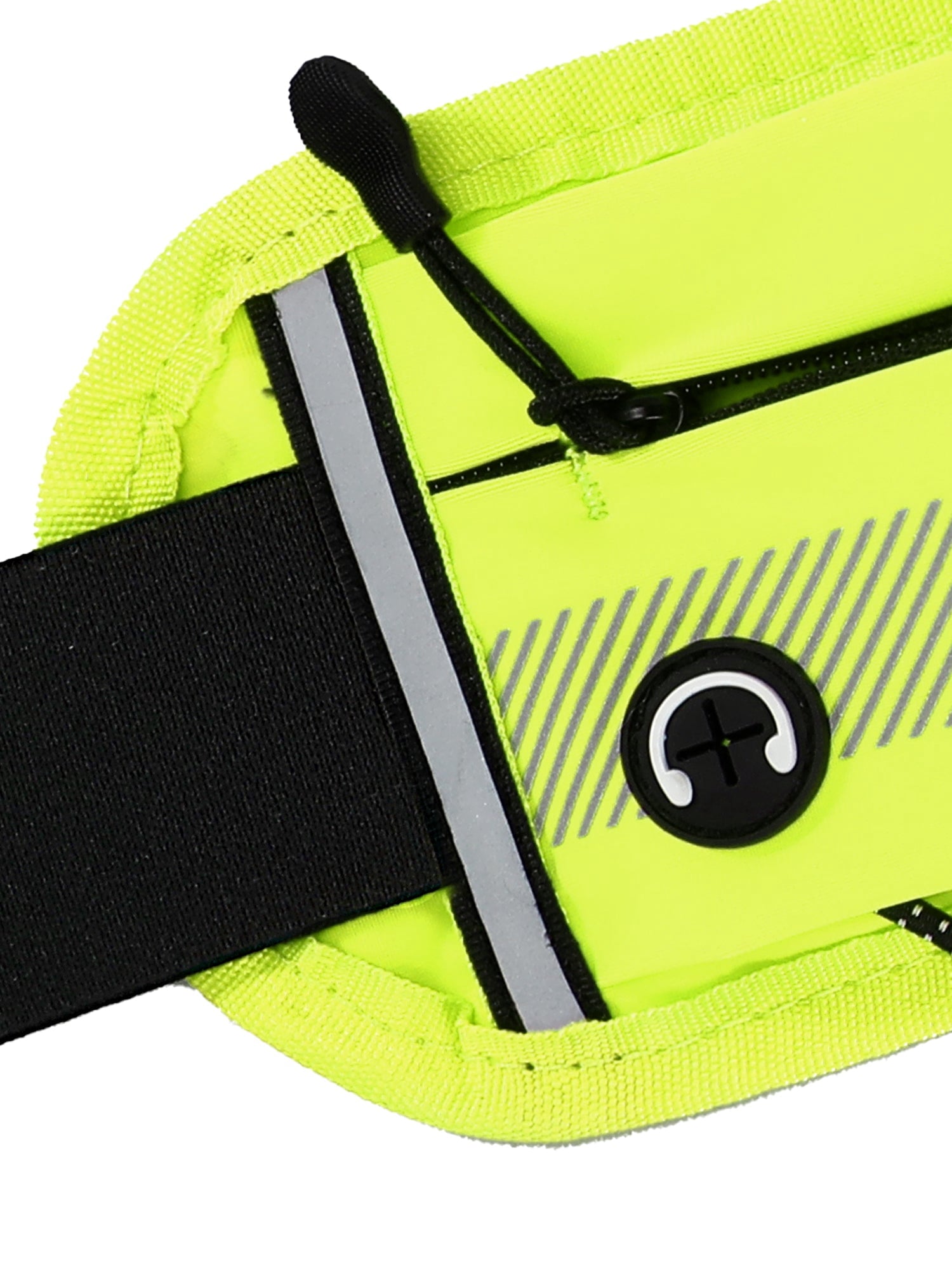 MIER Running Belt Slim Waist Pack with Bib Clips Adjustable Elastic Phone Holder for Fitness Marathon Daily Travel Pink