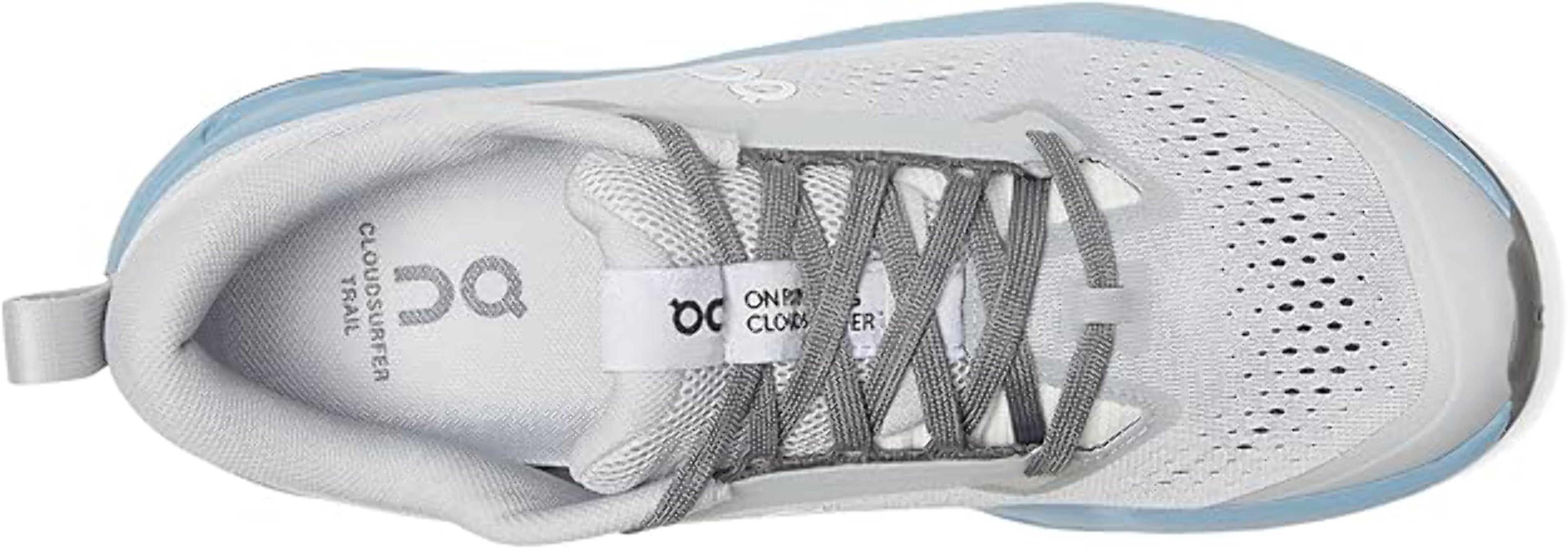 On Women's Cloudsurfer Trail 2 Glacier/Dust 3WF30103660-9