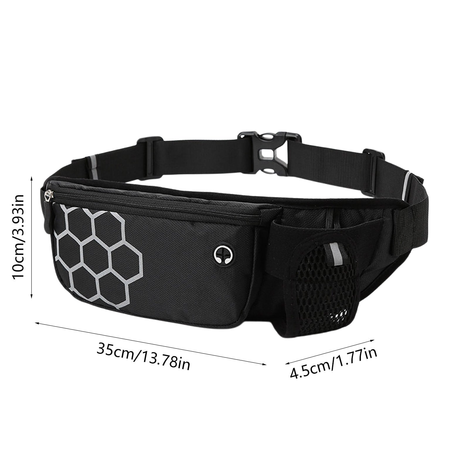 Running Add-Ons Water Bottle Waist Pack, Waterproof Close-fitting Lasting Stay Long Wear Gear, Unisex Running Belt for Phone Keys Outdoor Sports