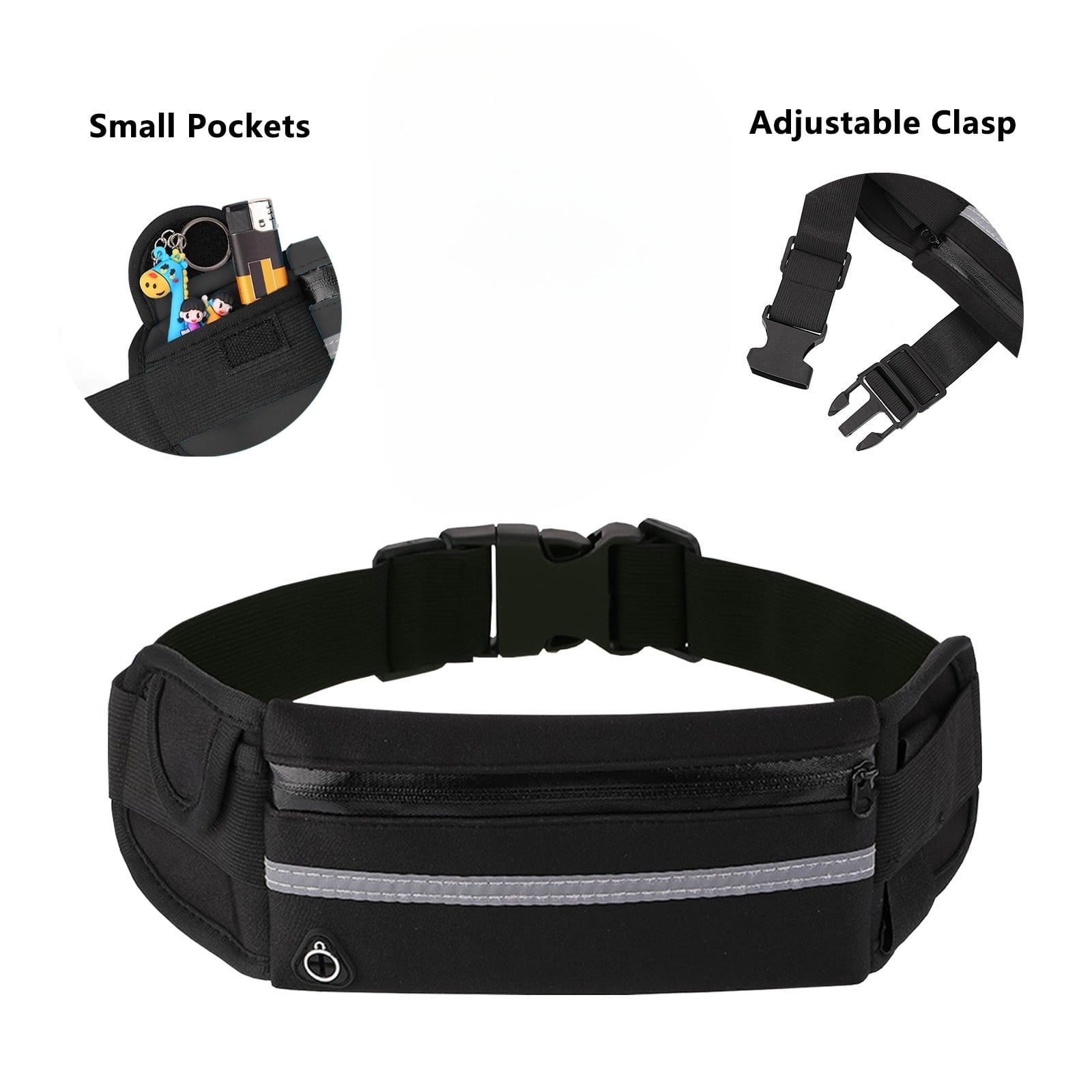 Waterproof Running Sports Waist Pack – Shockproof Fitness Mobile Phone Bag, Outdoor Cycling and Running Waist Bag, Water Bottle Holder, Outdoor Sports Accessory