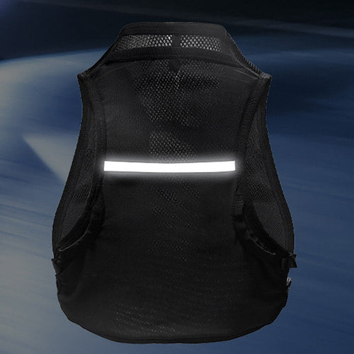 Jiibva Running Hydration Backpack Adjustable Reflective Vest Portable Running Accessories for Outdoor Jogging Hiking Biking
