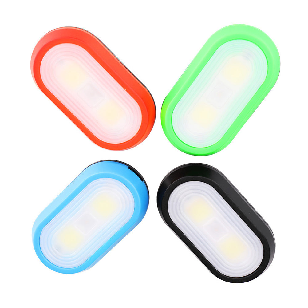 UPGRATOR 4Pcs Assorted Color LED Running Light Clip on Reflective Gear for Night Outdoor Activities