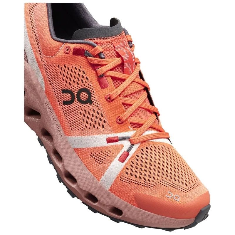 On Running Womens Cloudsurfer Trail 1 Running Shoes Orange