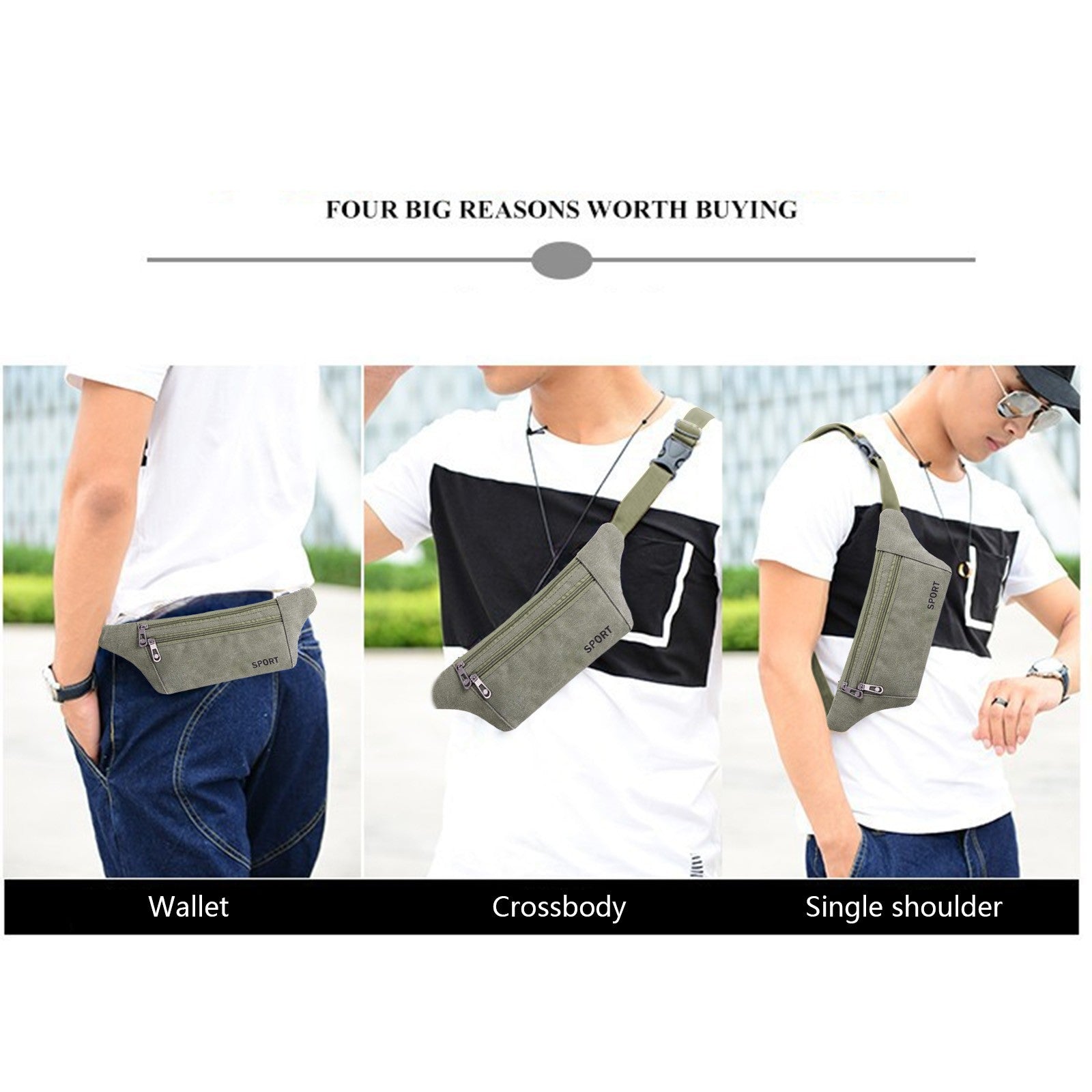 Seyotauo Slim Running Belt Fanny Pack for Men Women, Running Phone Holder Runners Pouch Waist Pack for Travel Running Hiking Workout Dog Walking Outdoors Sport Fishing Accessories