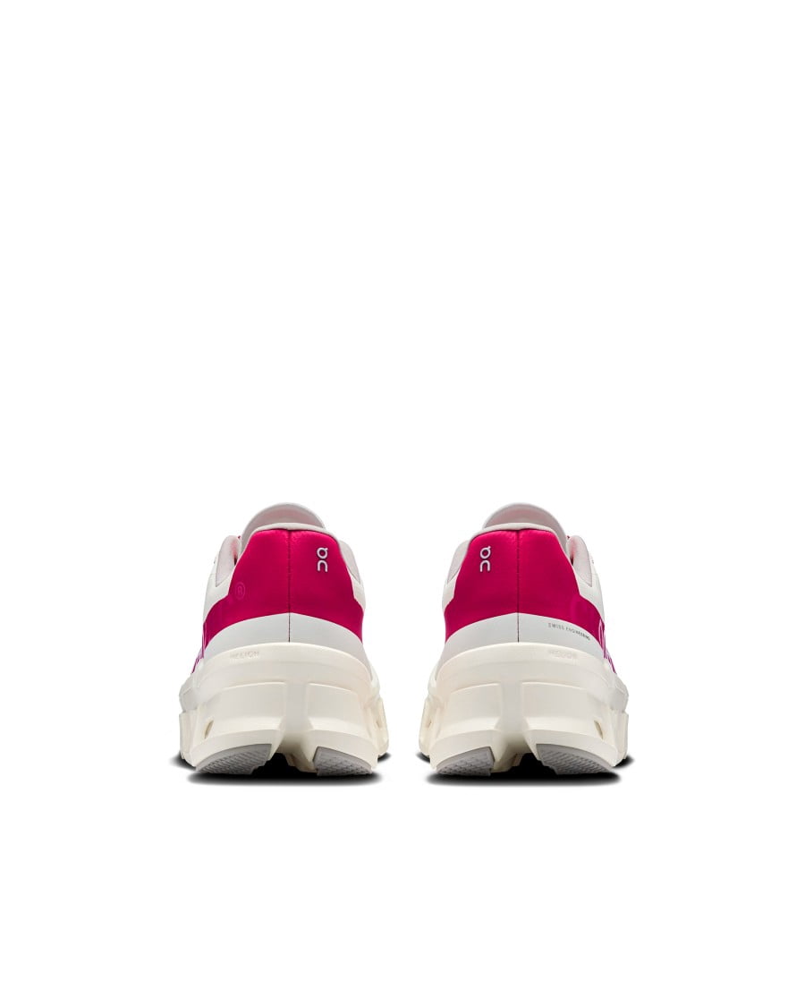 On Cloudmonster Sneakers In Ivory With Grenadine Accents White (Women's)