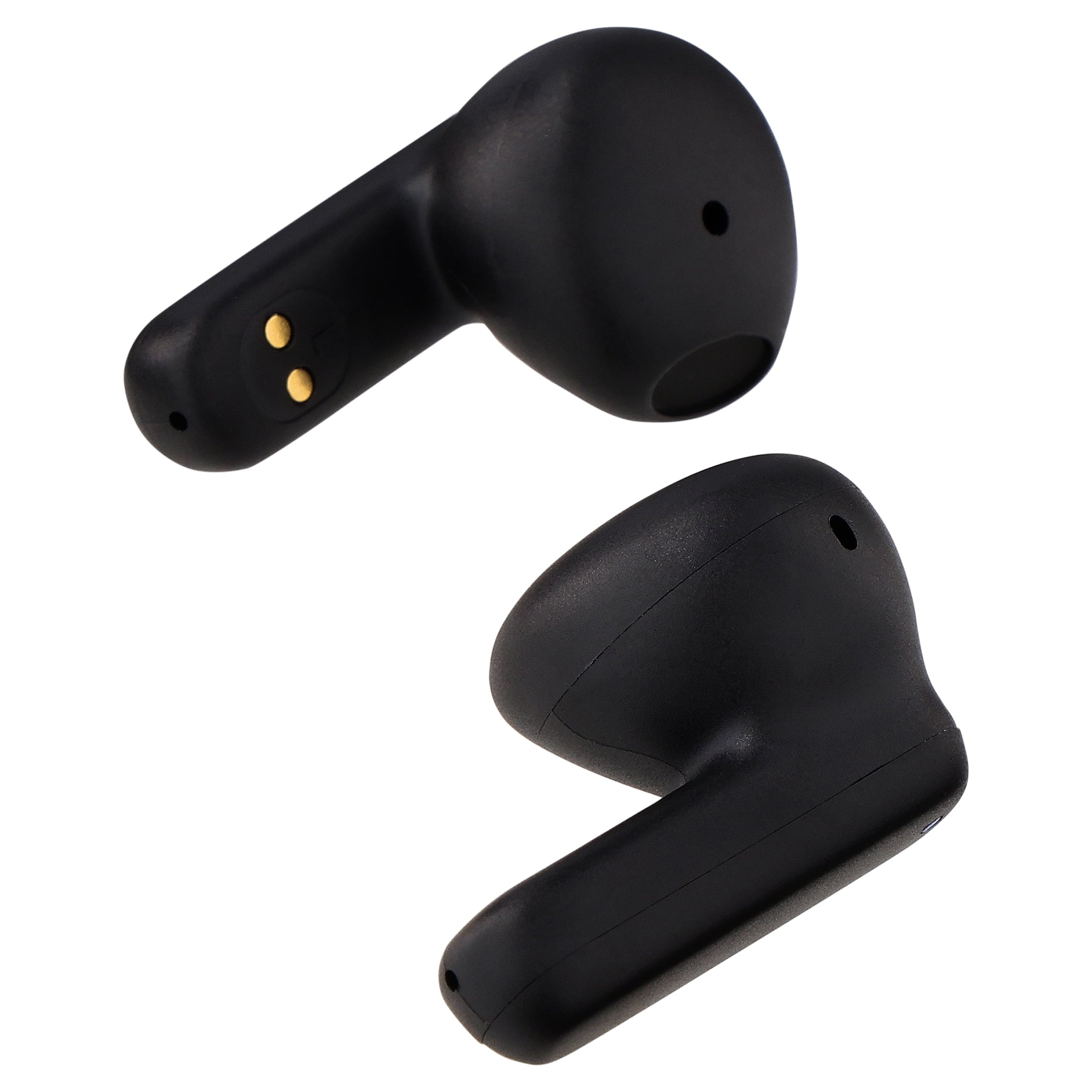 onn Mini Sticks Black Wireless Bluetooth Earbuds with Environmental Noise Canceling