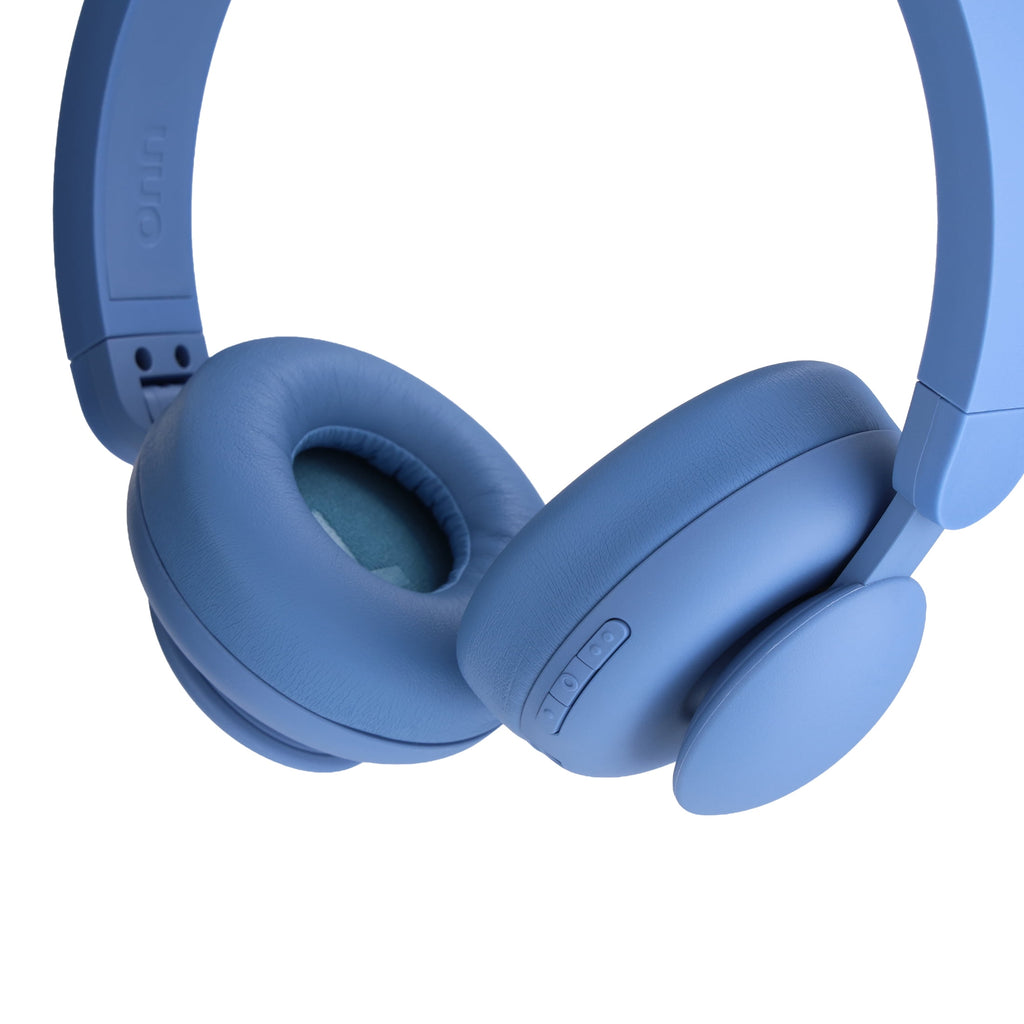 onn Wireless On-ear Headphones with Bluetooth, Black