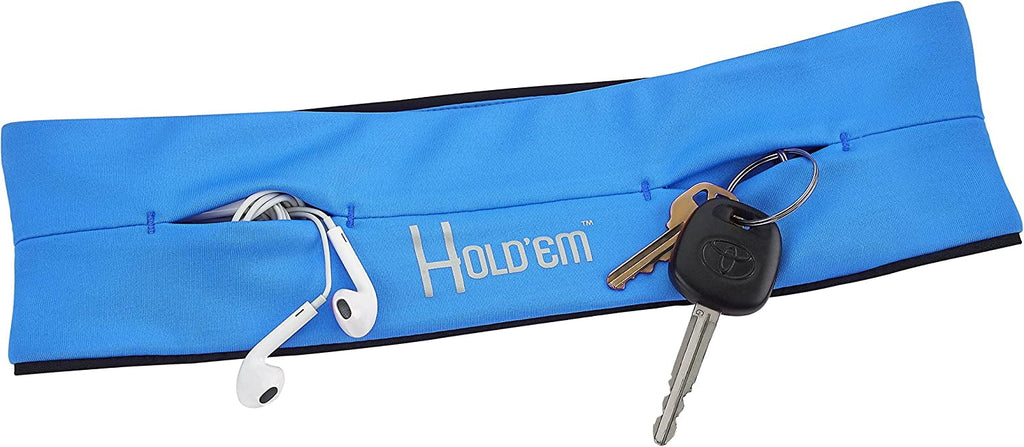 World Best Premium Hold'em Running Belt with Unique Pockets for Unisex Adult - Red