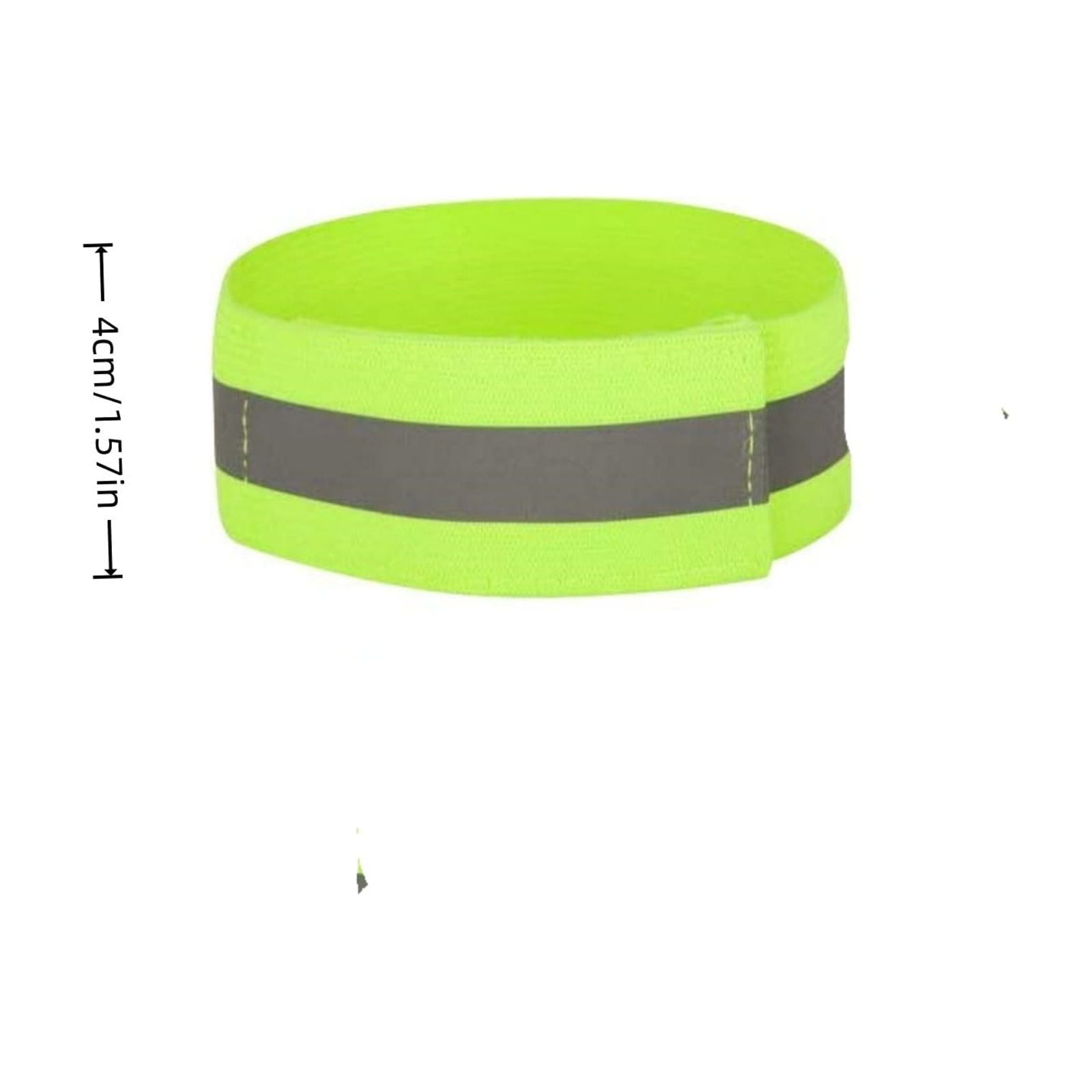 High Visibility Reflective Running Arm Band for Night Jogging, Adjustable Sports Wristband with Cell Phone Pocket for Runners