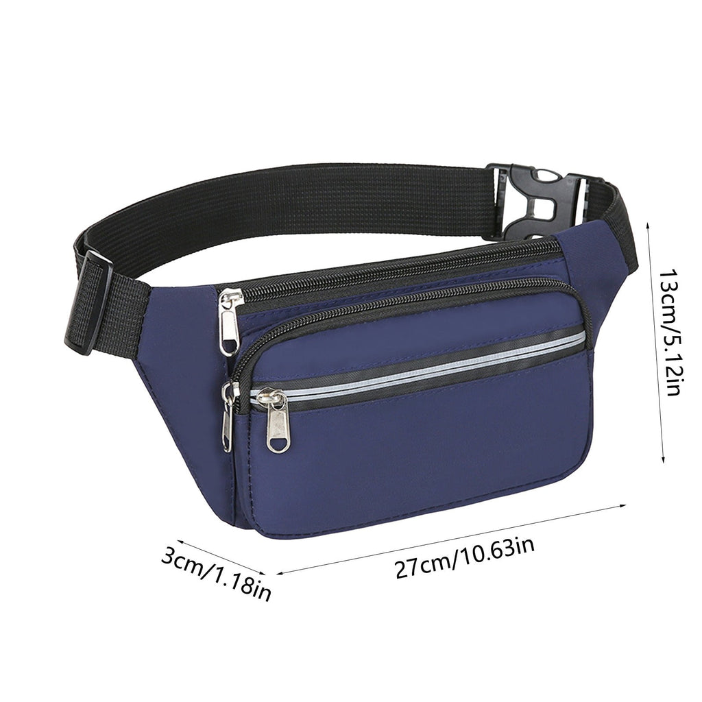 2Pcs Slim Running Belt Fanny Packs for Women Men,Waist Pack Phone Holder for Walking Fitness Workout Exercise,Water Resistant Running Travel Belt Bag Jogging Pouch,Gym Accessories for Runner