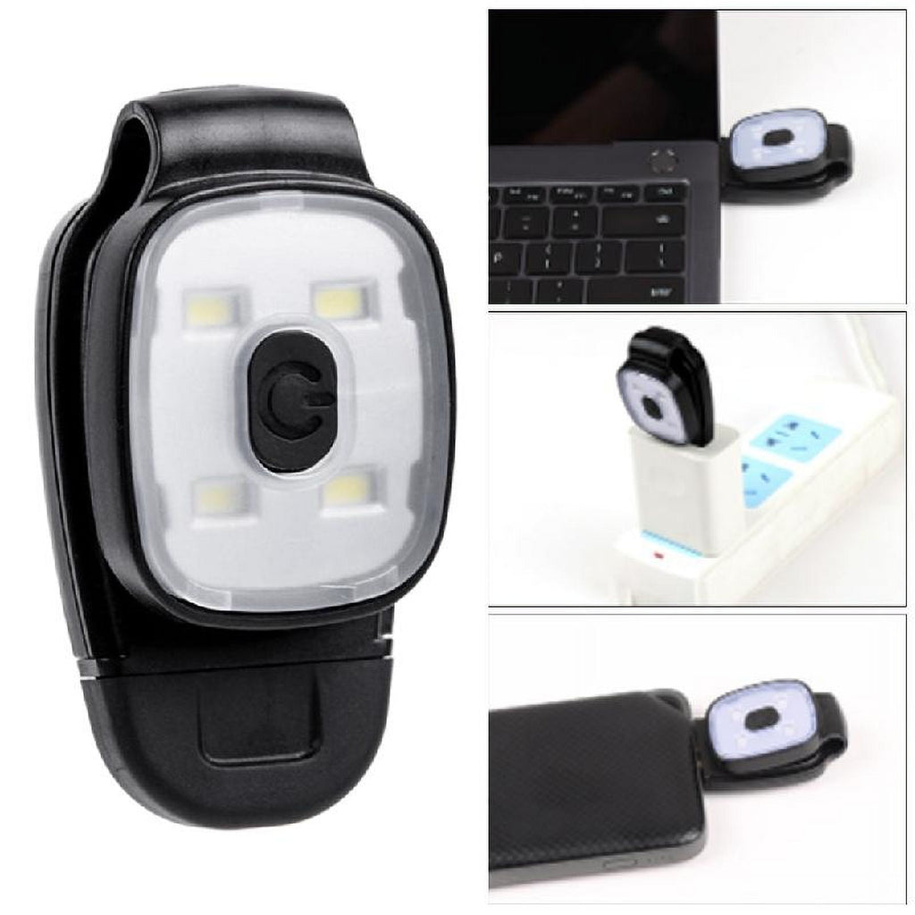 Rechargeable LED Clip on Lights Light Weight Safety Jogging Lights Running Gear