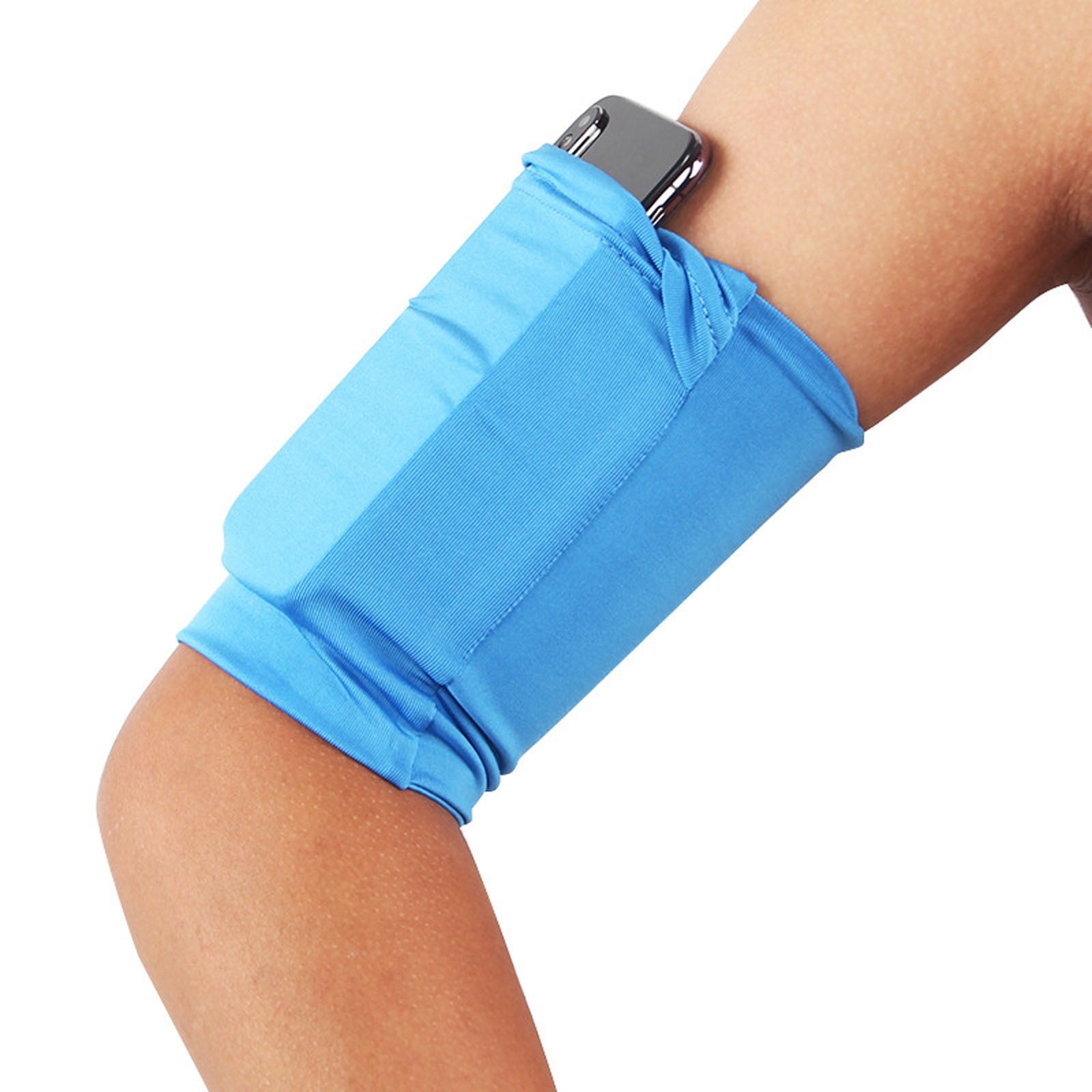 Summercome Phone Armband, Sports Running Armband for Women & Men, Lightweight & Comfortable Arm Band Strap, Running Phone Holder Pouch Sleeve, Ideal for Exercise Workout for All Cellphone, Black