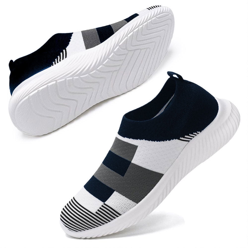 Ablanczoom Womens Sneakers Running Shoes Slip-on Fitness Sports Walking Tennis Flats