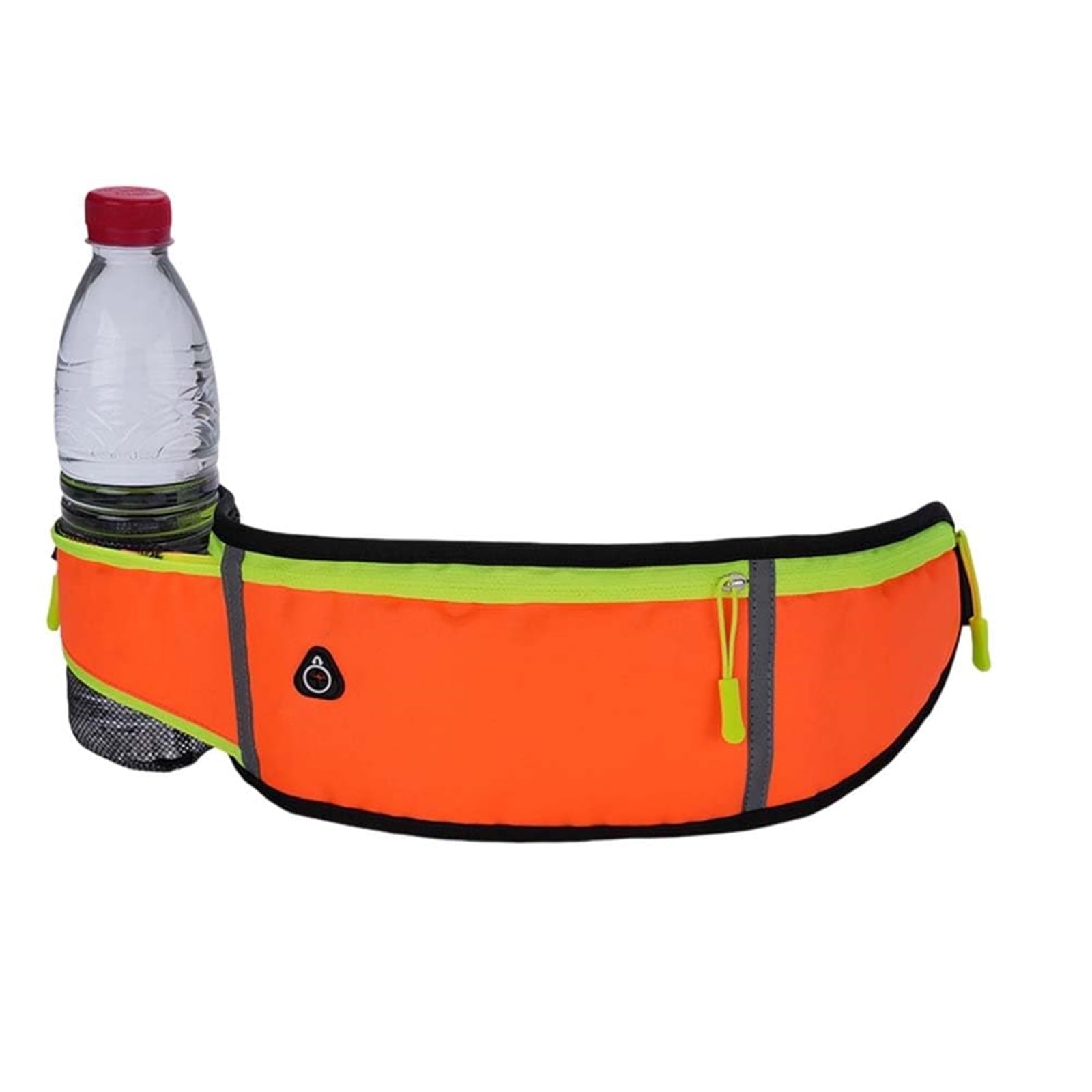 Anti-theft Invisible Waist Bag, Waterproof Running Fanny Pack with Water Bottle Holder, Reflective Adjustable Waist Belt Bag, Lightweight Outdoor Sports Pouch for Men Women Travel Hiking
