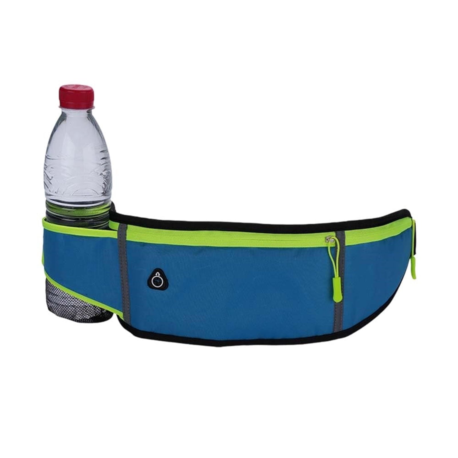 Anti-theft Invisible Waist Bag, Waterproof Running Fanny Pack with Water Bottle Holder, Reflective Adjustable Waist Belt Bag, Lightweight Outdoor Sports Pouch for Men Women Travel Hiking