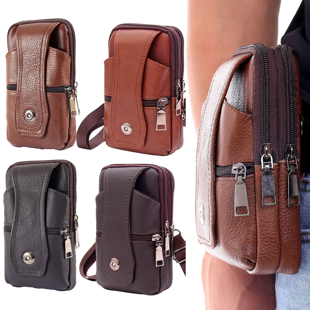 Dream Lifestyle Double-Layer Running Belt with Multi-Pockets Adjustable Belts,Zipper Mens Bag Accessories Belt Fanny Pack Waist Pouch Backpack for Travel Hiking Cycling Running