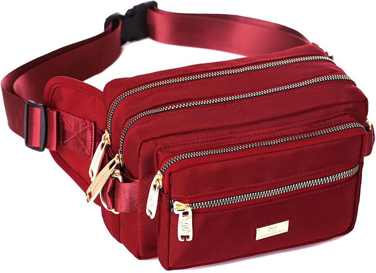 Extra Large Fashion Fanny Pack for Men Women, Waist Bag for Waterproof Hiking Running Biking Gym Outdoor Sports Travel Belt Bag