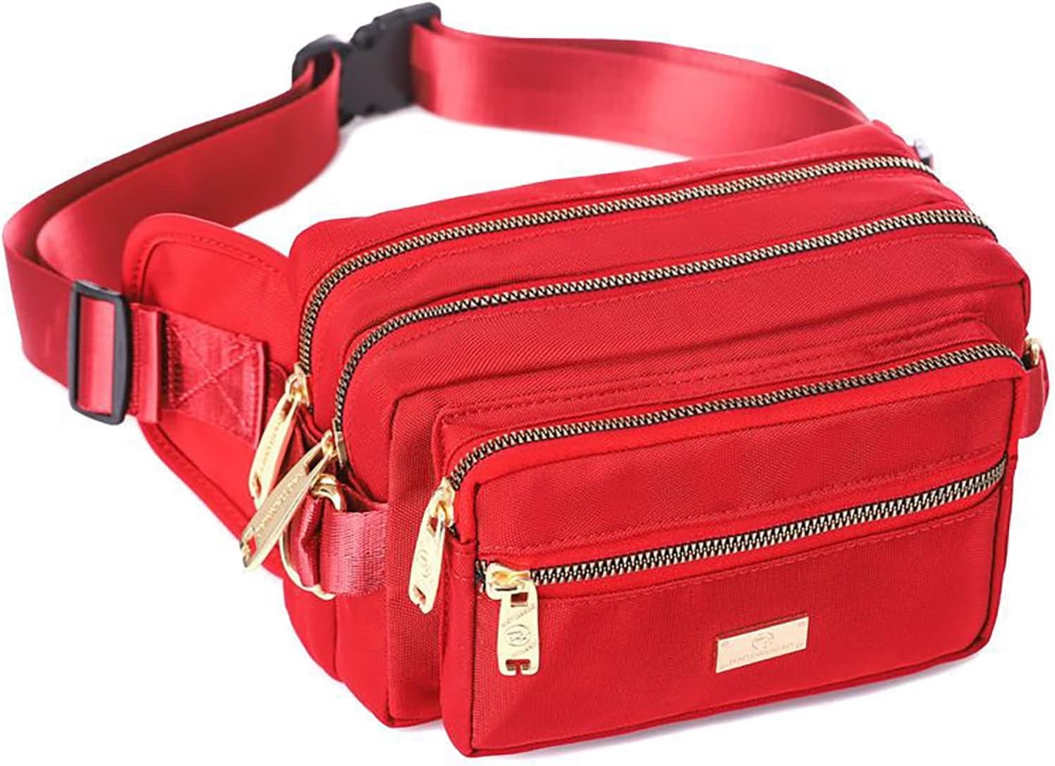 Extra Large Fashion Fanny Pack for Men Women, Waist Bag for Waterproof Hiking Running Biking Gym Outdoor Sports Travel Belt Bag