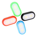 HONMEET 4Pcs Slim LED Running Light with Clip on Assorted Color for Reflective Night Run Safety