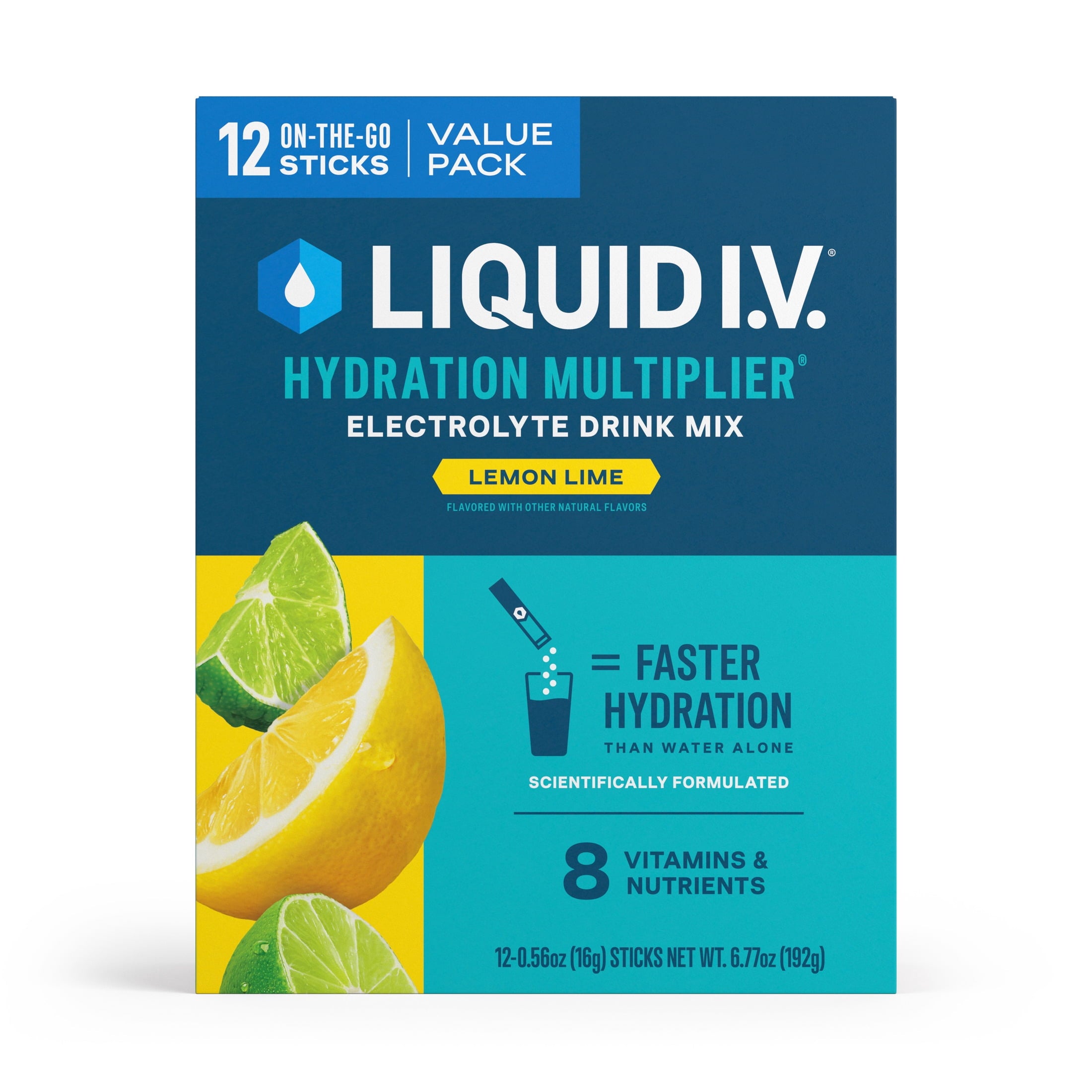 Liquid I.V.® Watermelon Hydration Multiplier® Powdered Electrolyte Drink Mix, 6 Count Packets
