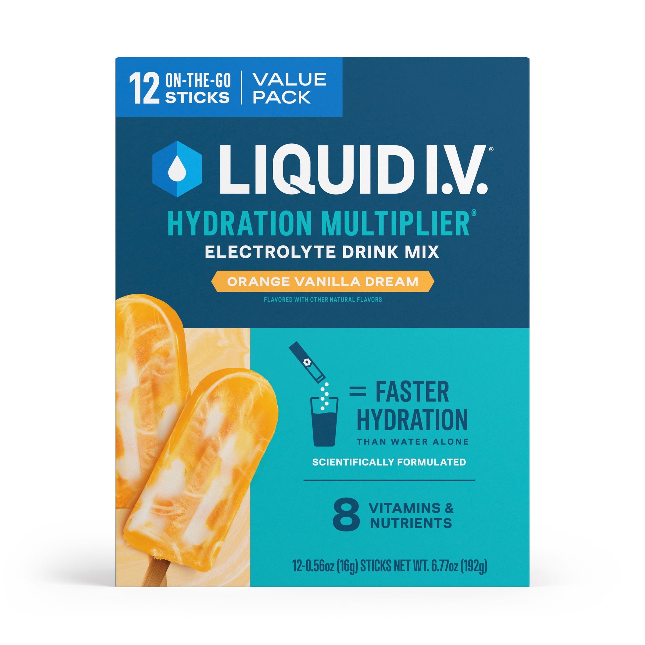Liquid I.V.® Lemon Lime Hydration Multiplier® Powdered Electrolyte Drink Mix, 6 Count Packets