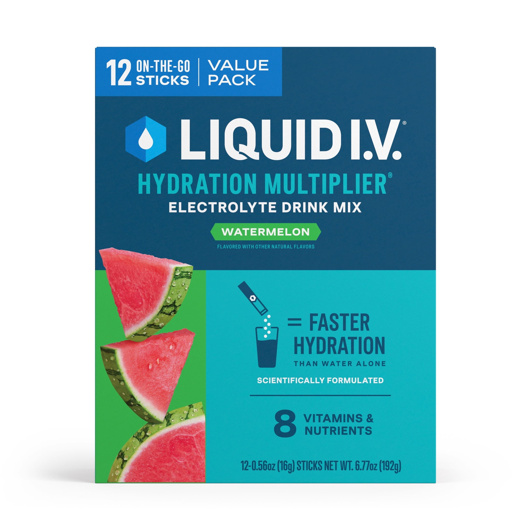 Liquid I.V.® Lemon Lime Hydration Multiplier® Powdered Electrolyte Drink Mix, 6 Count Packets