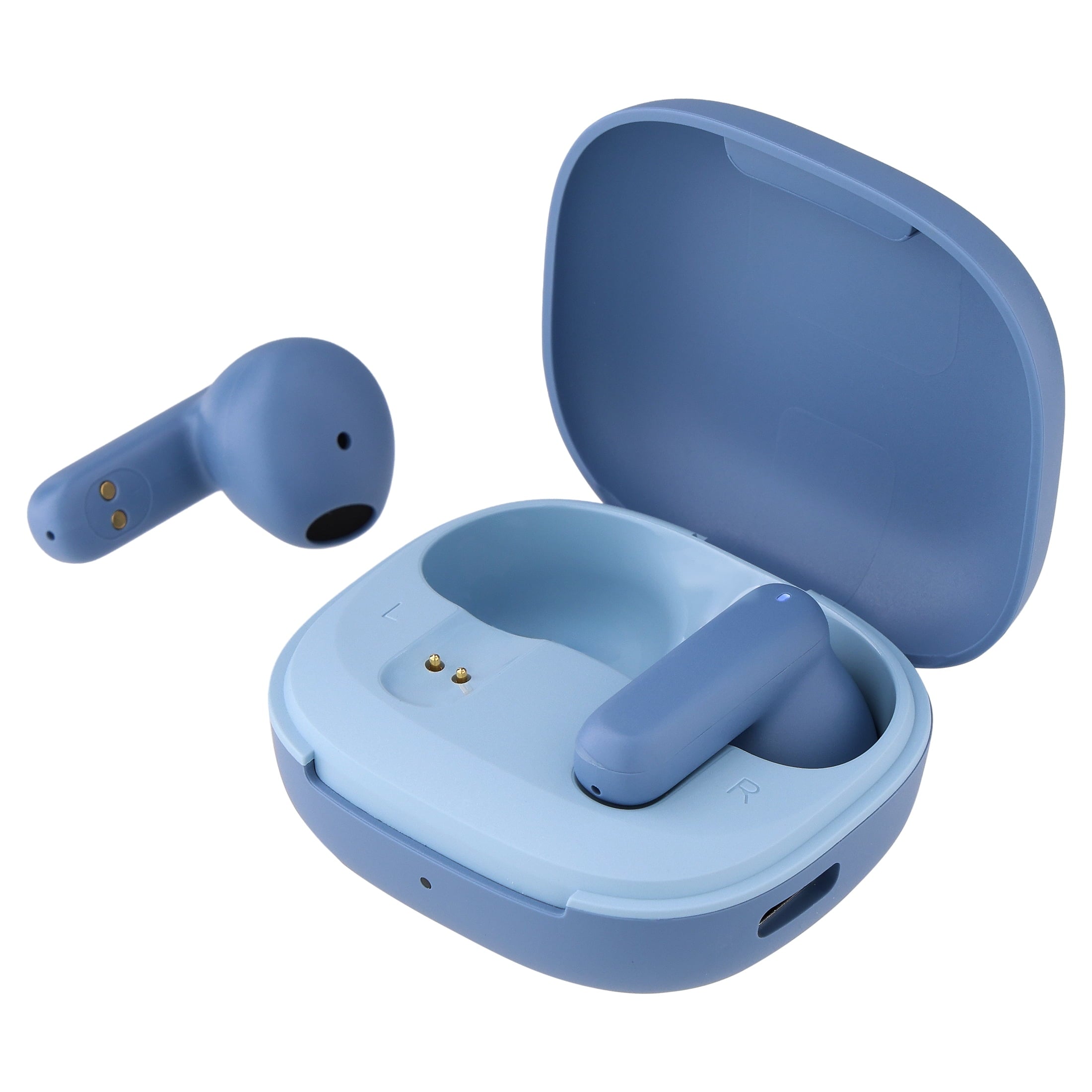 onn Mini Sticks Black Wireless Bluetooth Earbuds with Environmental Noise Canceling