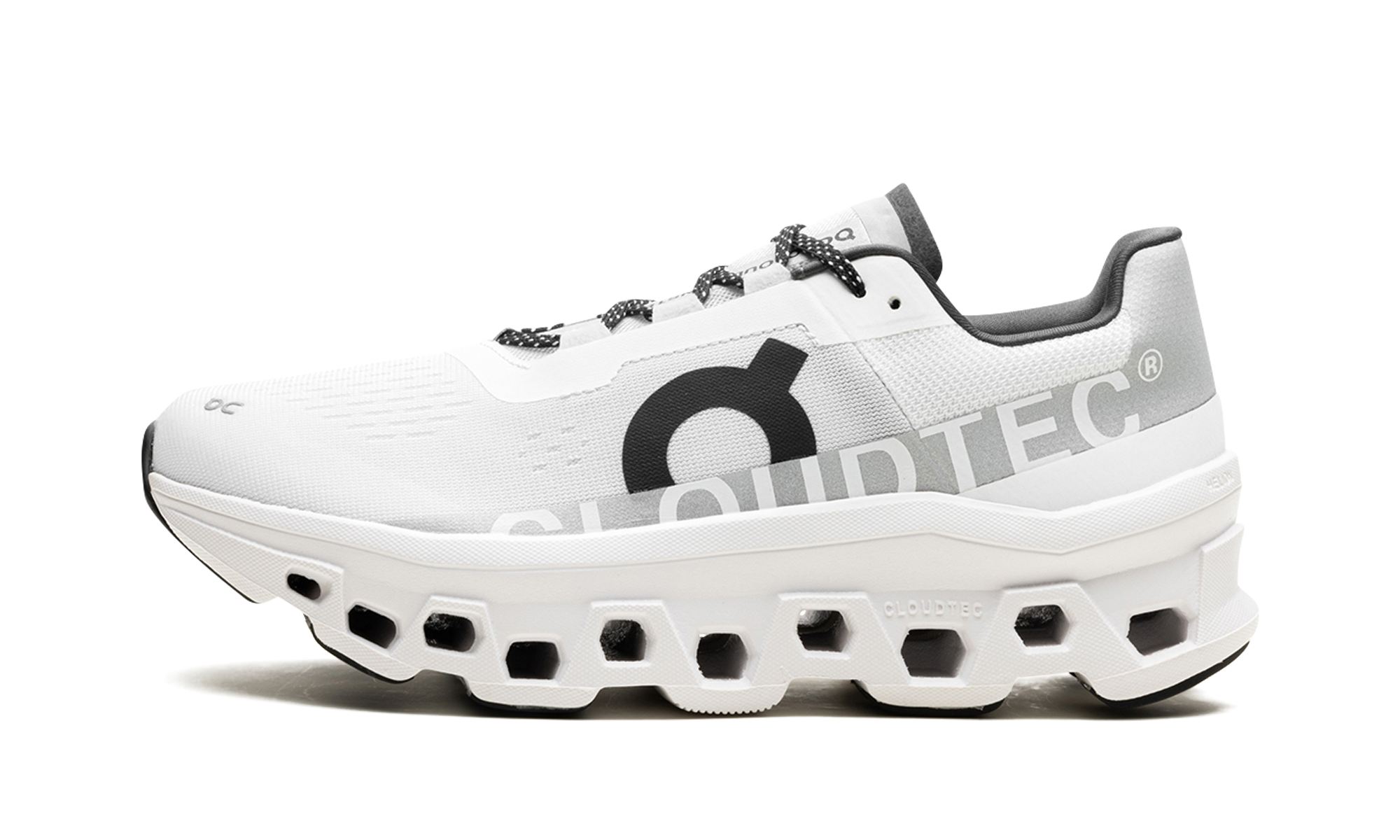 On MENS Cloudmonster "All White" 61.98434 from Stadium Goods