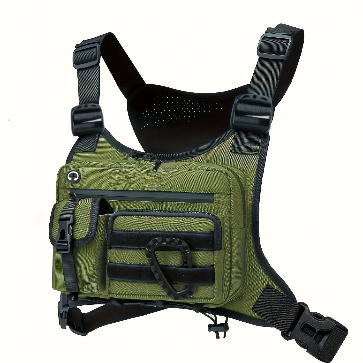 Chest Bag for Men,Running Pack Vest for Workouts,Water Resistant Sports Chest Pack For Running