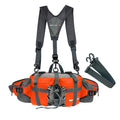 PATLOLLAV Hiking Fanny Pack with Water Bottle Holder,Double Shoulder Straps, Hiking Essentials for Men Women Waterproof Outdoor Waist Bag, Lumbar Backpack for Fishing Hunting Running Sports