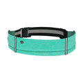 Reflective Running Belt Elastic Waist Pack Phone Holder Running Waist Bag With Headphone Hole for Walking Cycling Hiking
